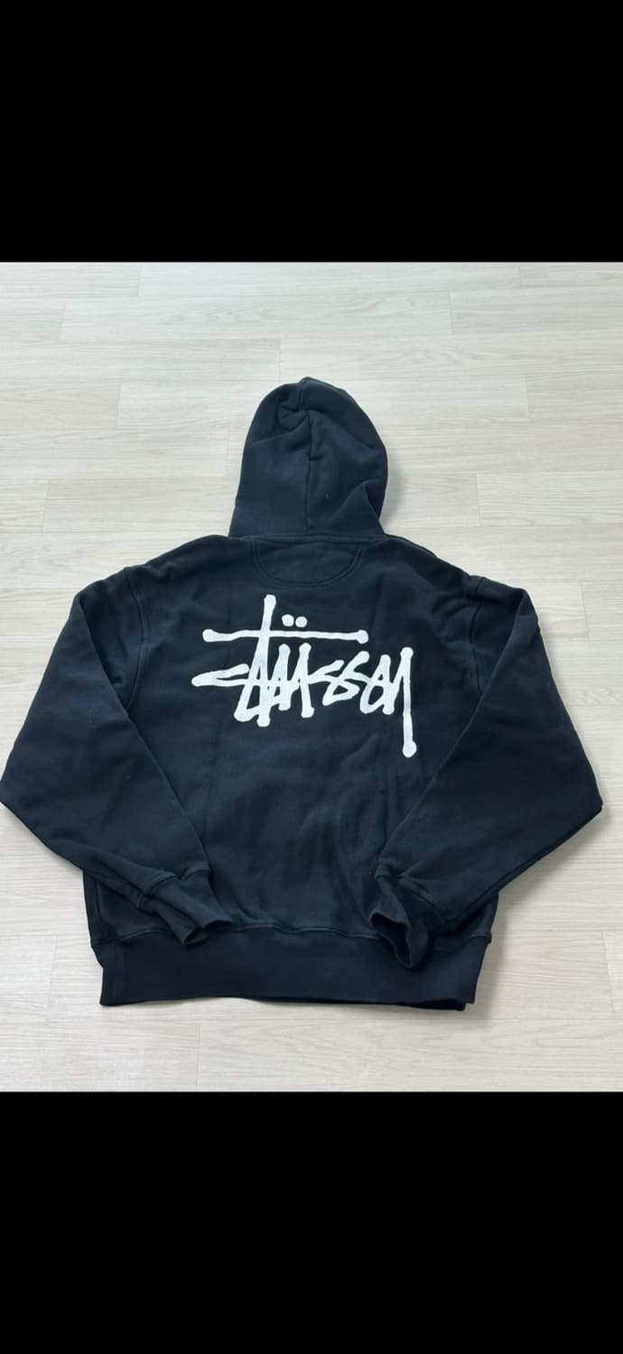 스투시 후드티 블랙 S 상품이미지2