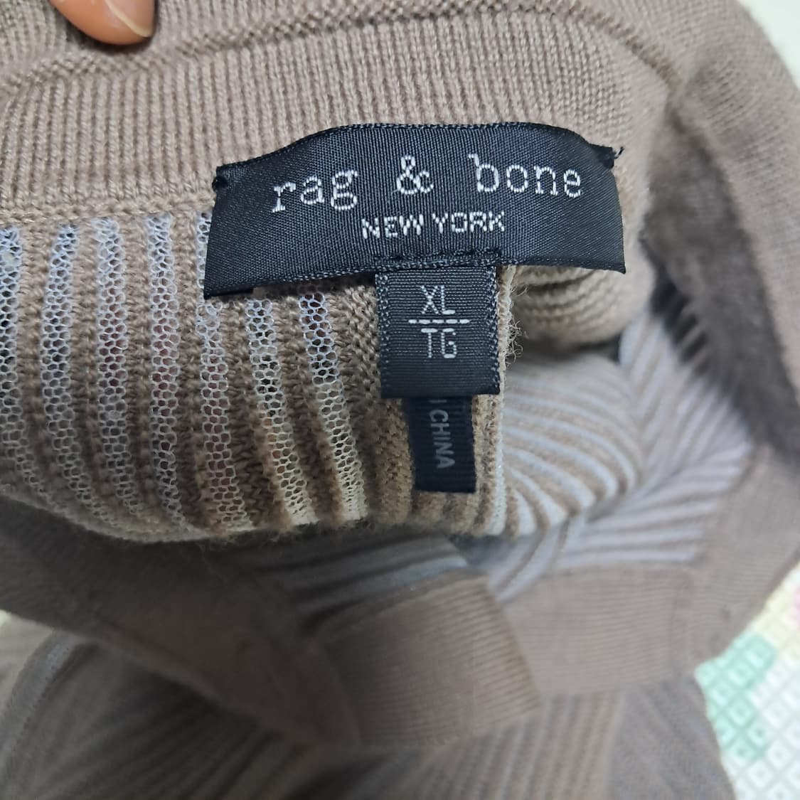 Rag & Bone 랙앤본 골지 니트 가디건 XL 약66~77 상품이미지7