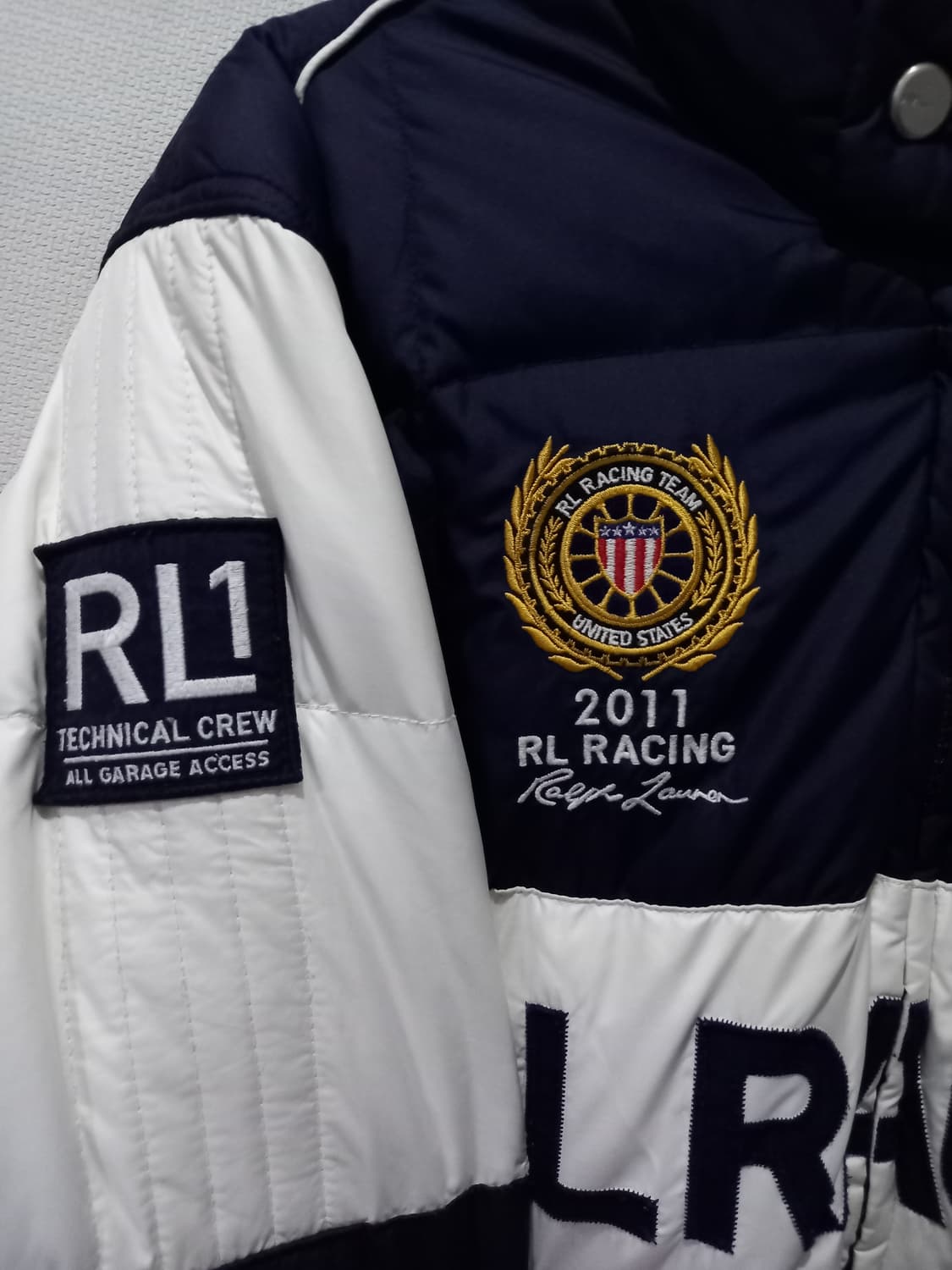 폴로 POLO 랄프로렌 빅포니 레이싱 패딩 점퍼 95/M 상품이미지3