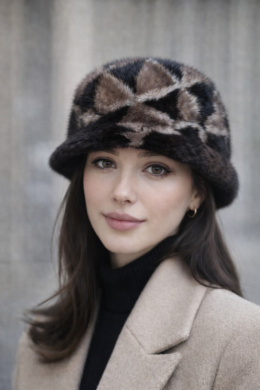 (50만원대)명품 천연 밍크 퍼 모자 (이탈리아 현지구매 새상품 컨디션) 상품이미지1