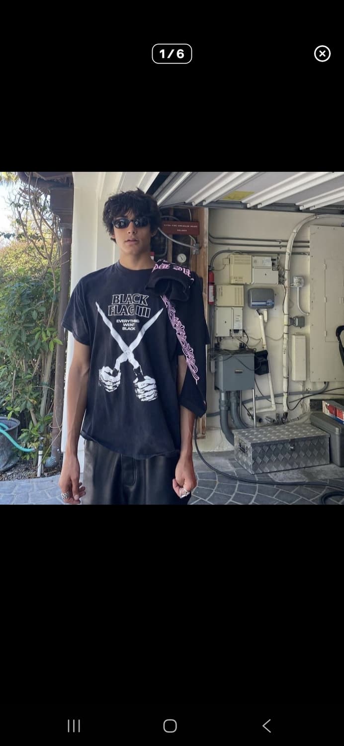 블랙플래그 밴드티 (리프린트) [xl] 상품이미지1