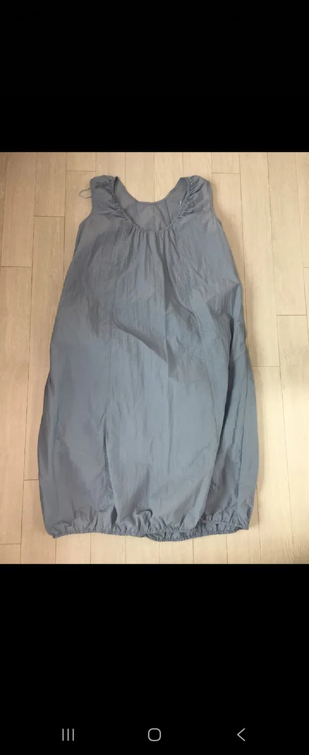 에잇세컨즈 볼륨 롱원피스 스카이 블루 XS 상품이미지3