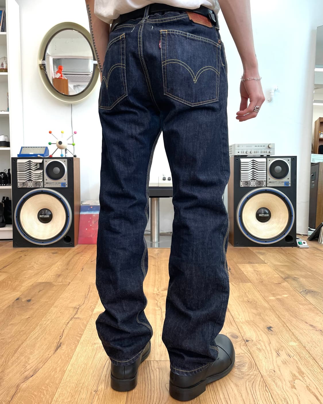 [M] 준야와타나베 리바이스 데님 팬츠 상품이미지2