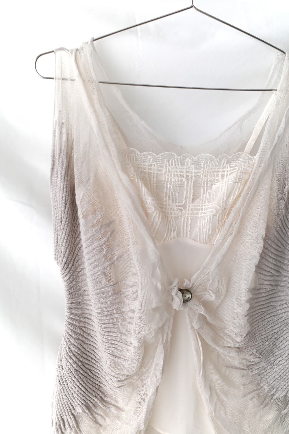 butterfly see-through sleeveless (set)  상품이미지3