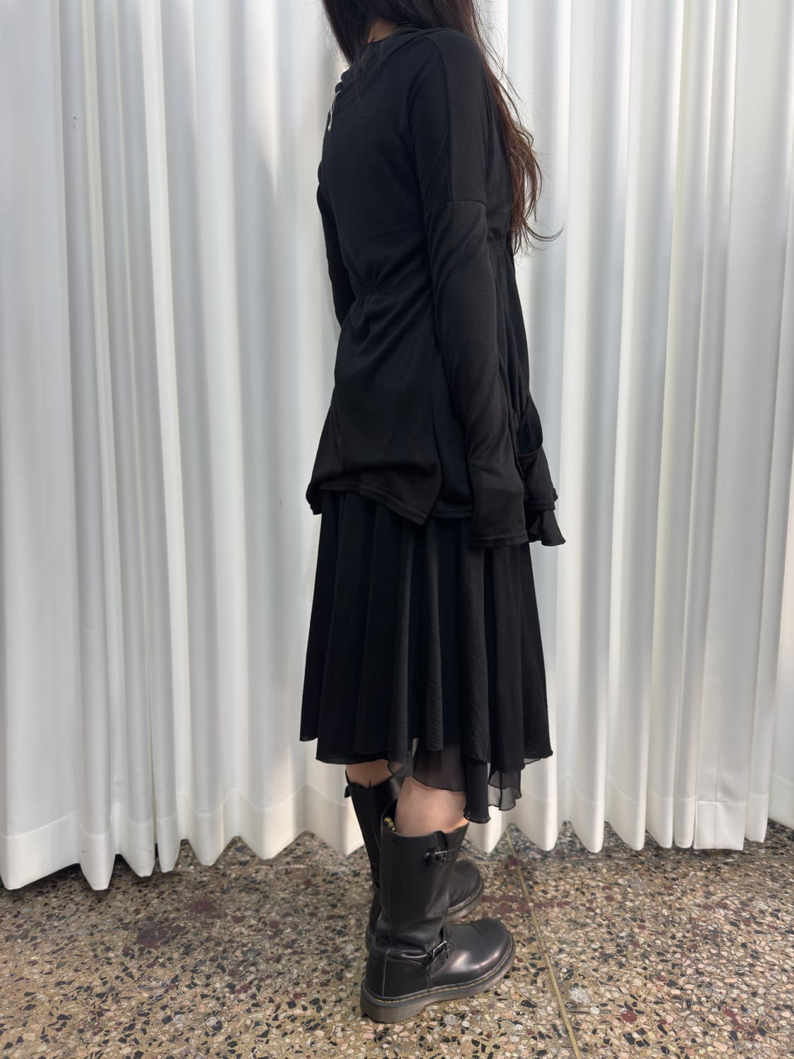primo valore layered midi skirt 상품이미지6