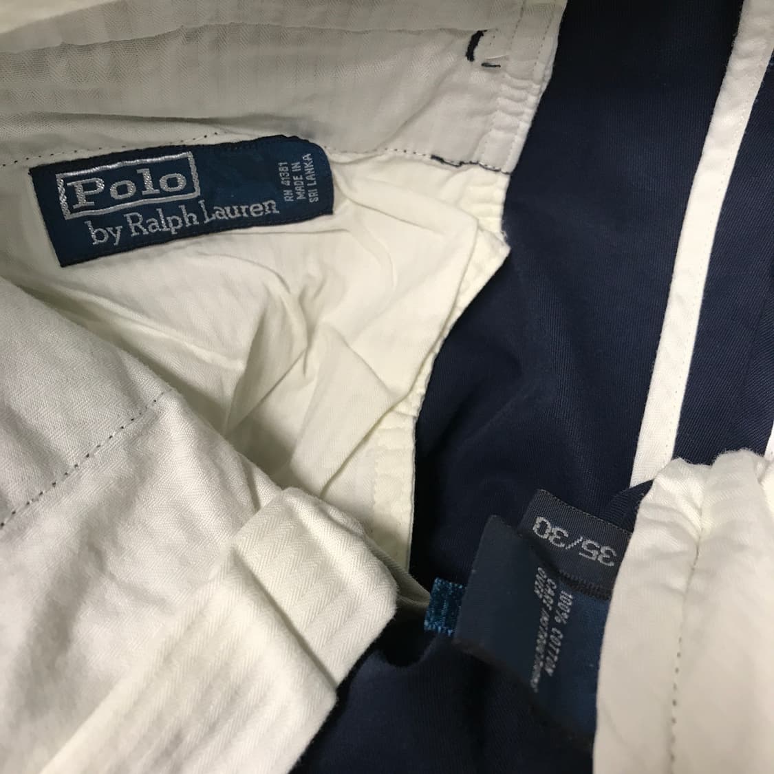 폴로 랄프로렌 네이비 치노 팬츠 35/30 상품이미지5