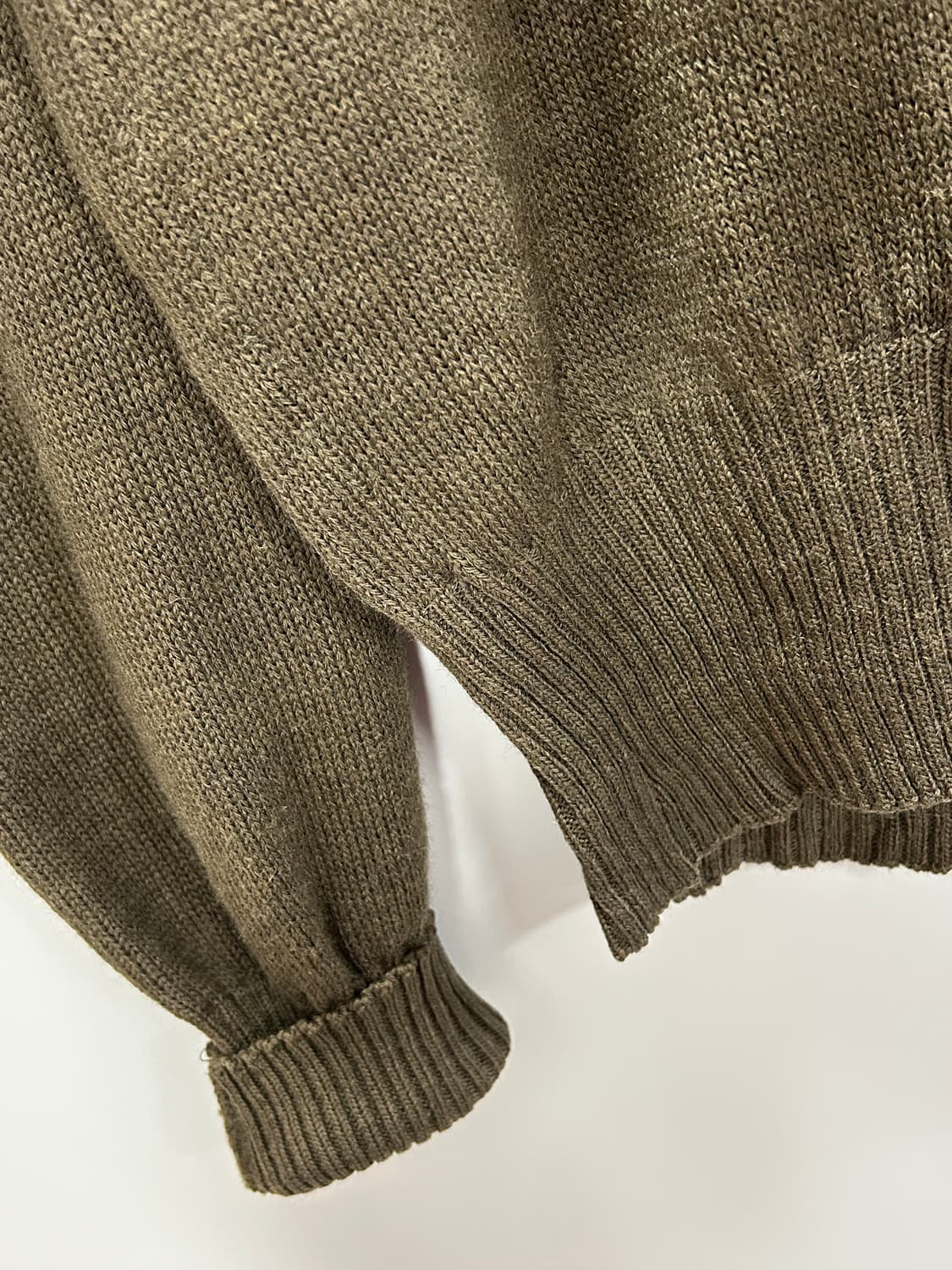 90s 미군 5 Button 울 니트 상품이미지3