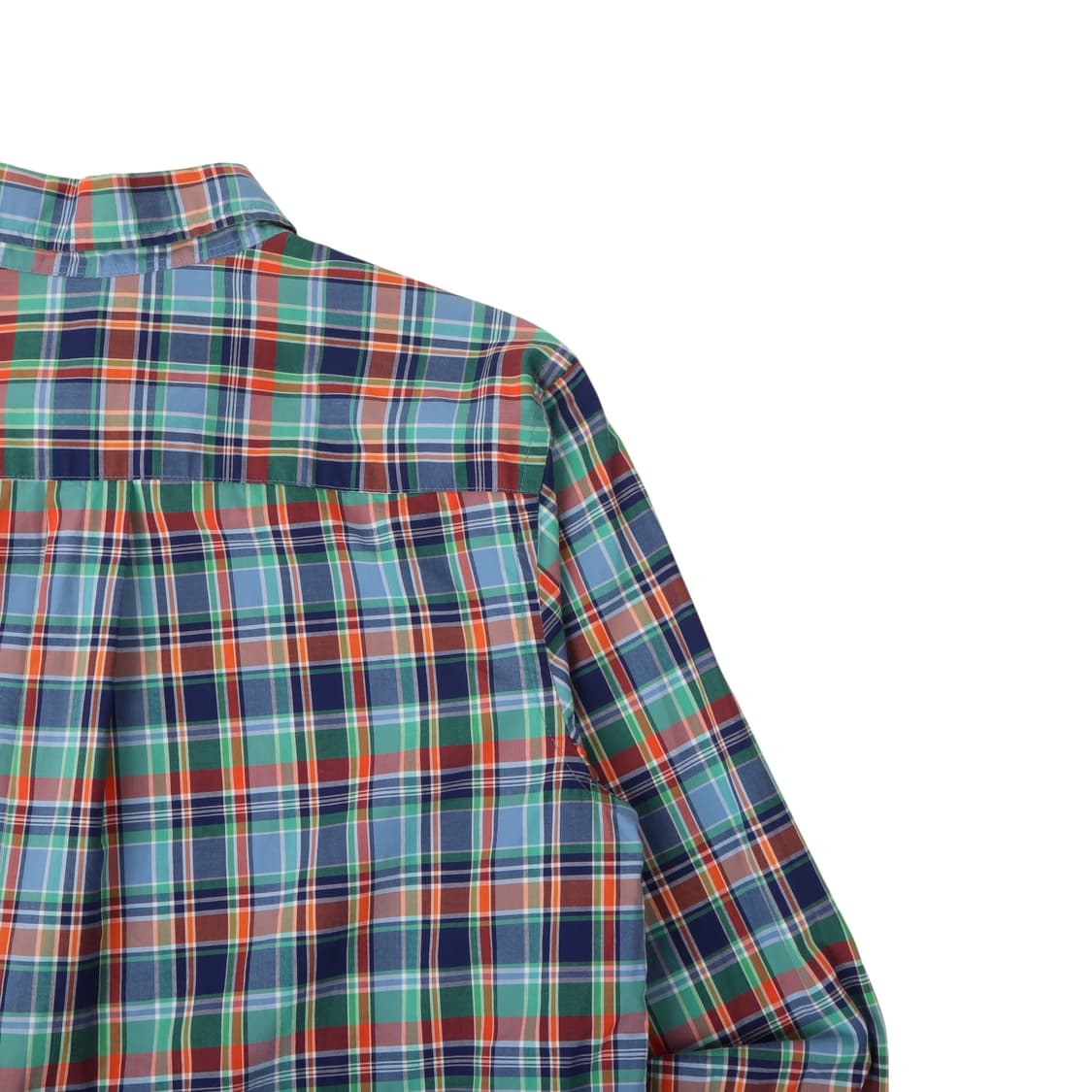 폴로 랄프로렌 블루 마드라스 체크 셔츠 상품이미지6