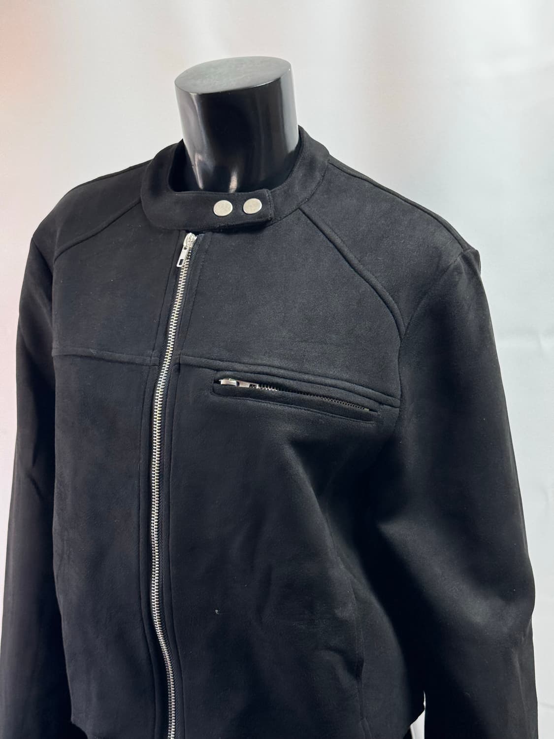 ellioti / 엘리오티 크롭 스웨이드 차이나카라 자켓 (택포함) 상품이미지2