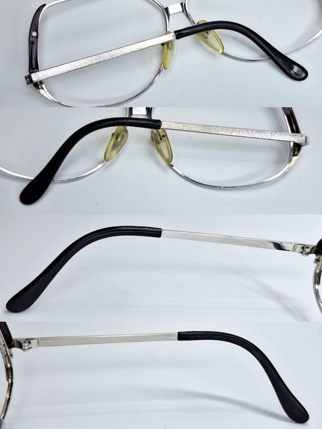 80s 일본 빈티지 Vista 비스타 6032 스플릿 브로우라인 안경테  상품이미지8