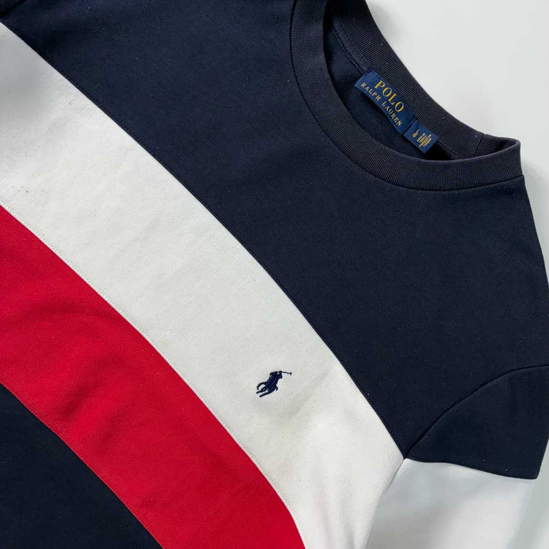 Polo  폴로 랄프로렌 자수 코튼 스트라이프 맨투맨   상품이미지3