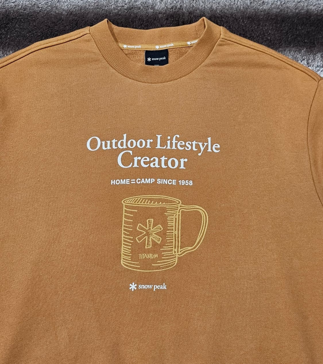 [새상품]스노우피크 맨투맨 상품이미지2