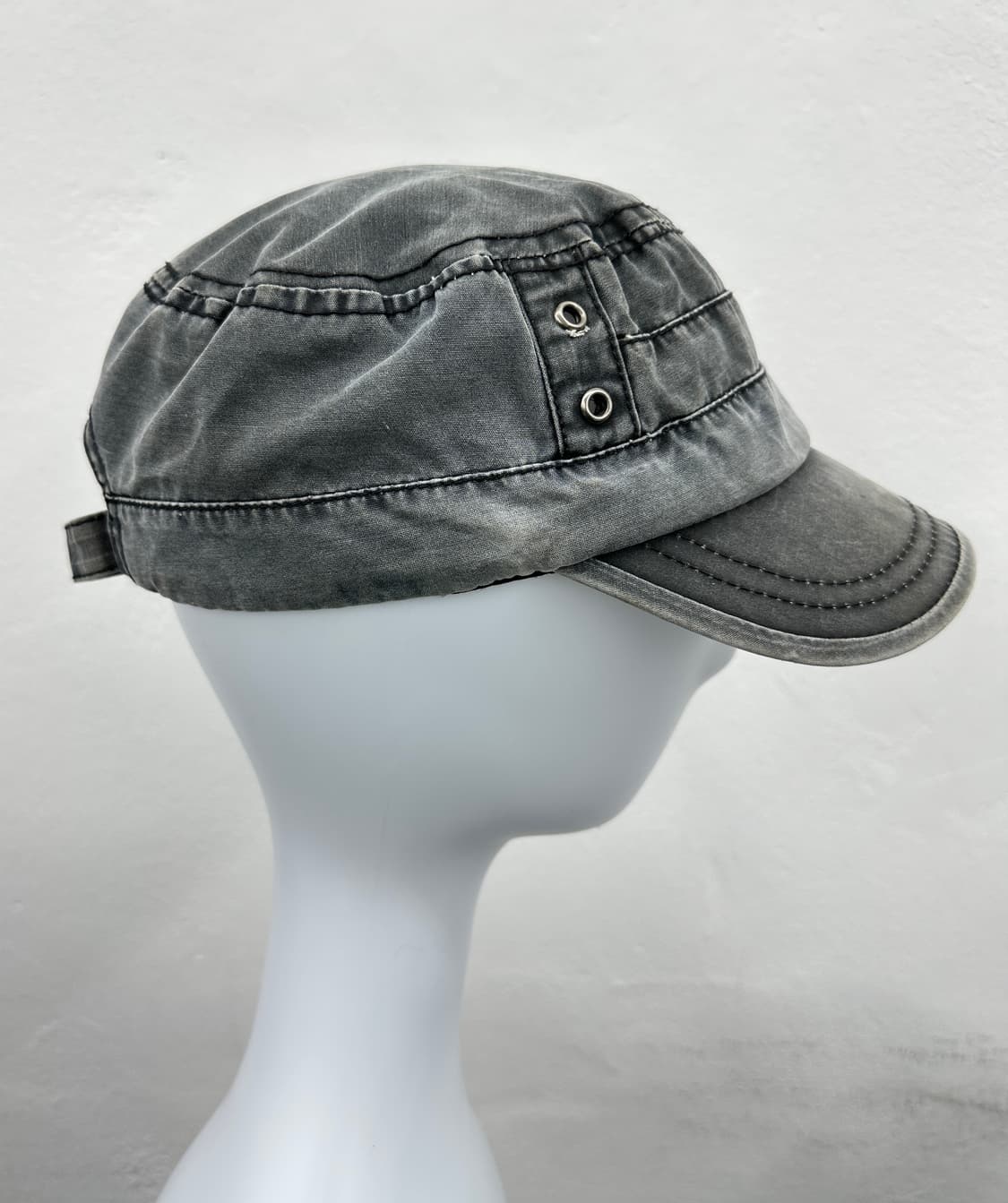 Gray washing grunge denim cap  상품이미지7