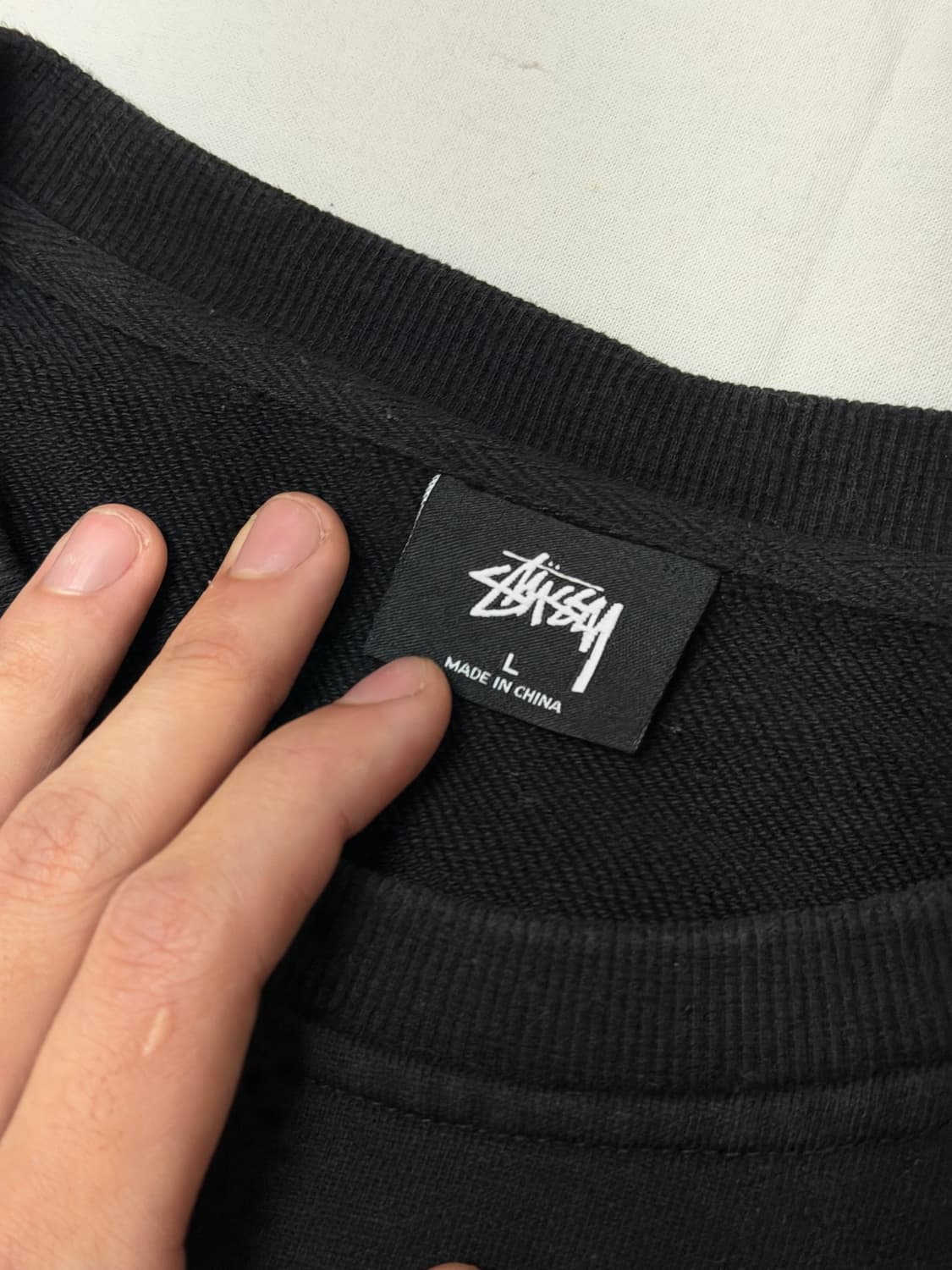 스투시 교토 드래곤 맨투맨 스웻셔츠 블랙 상품이미지5