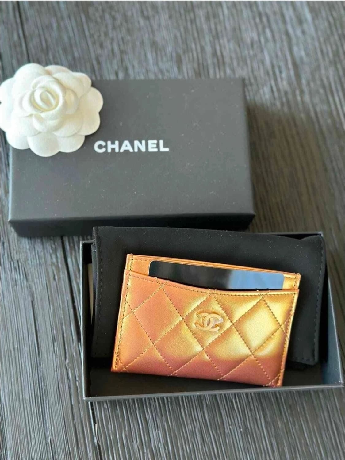 샤넬 금장 카드홀더 퀼팅 내장칩 모델 한정판 상품이미지5