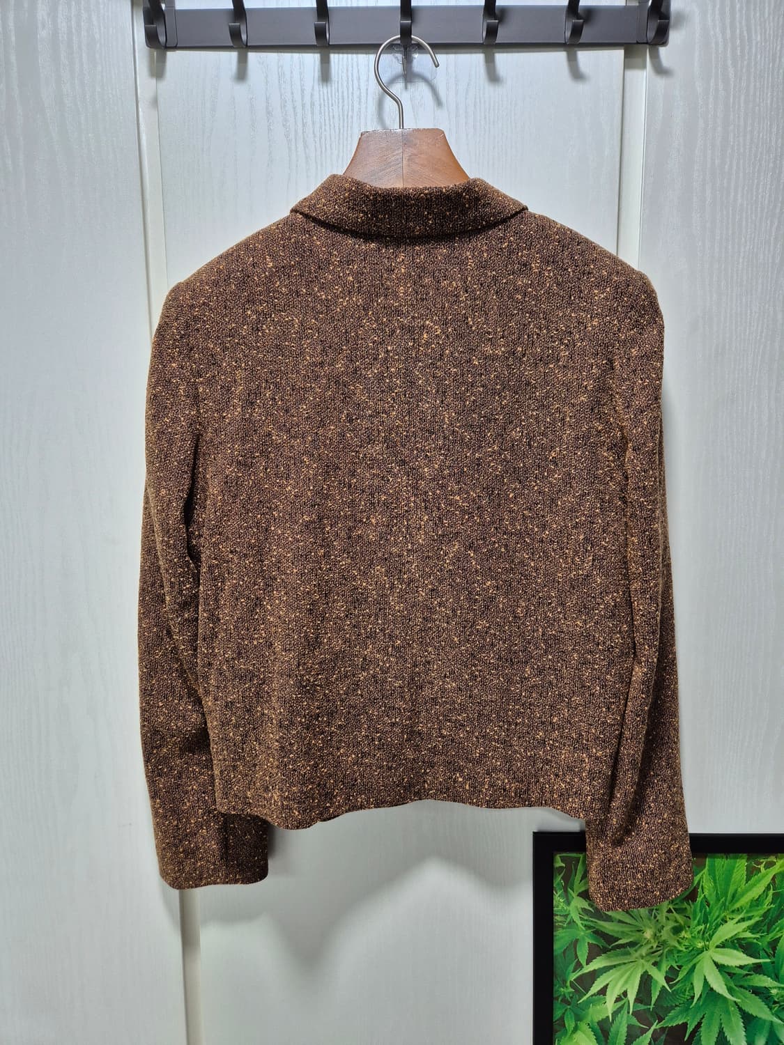 로앙드꽁뜨 브라운 트위드 정장 스커트 셋업 상품이미지7