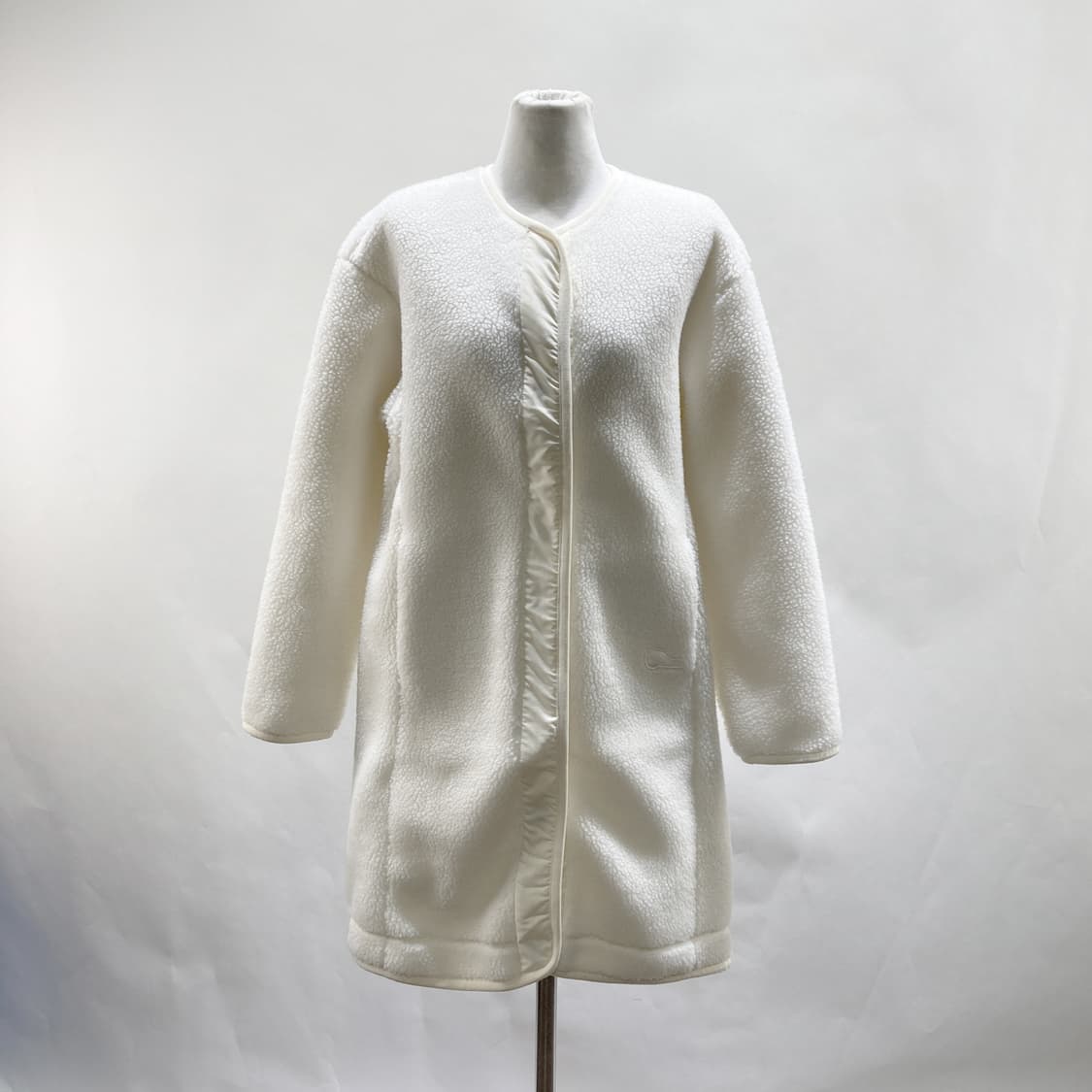 네파 여성 양털후리스 롱자켓 화이트 90 상품이미지1