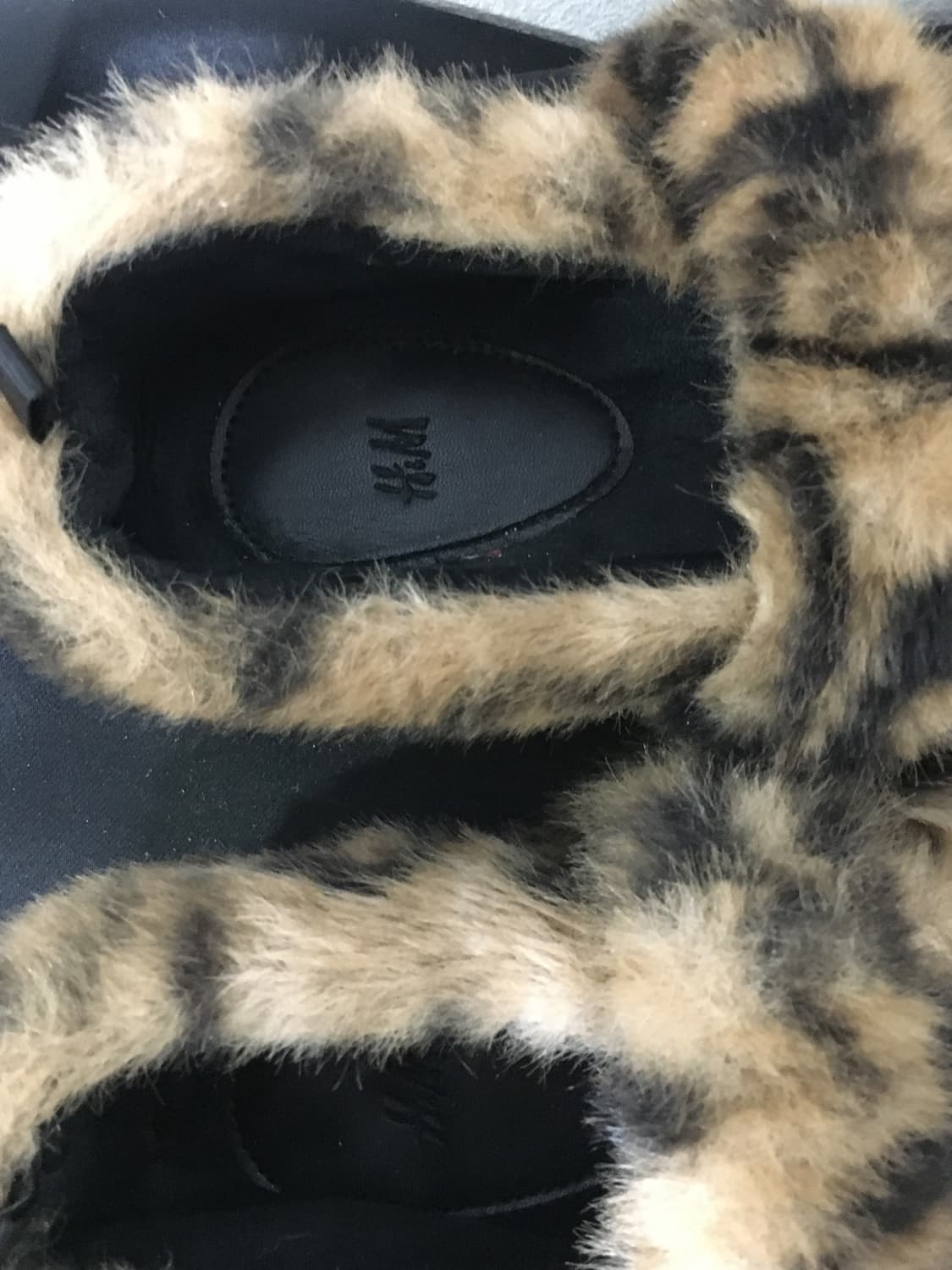 H&M 레오파드 호피 퍼 메리제인 플랫슈즈 상품이미지5