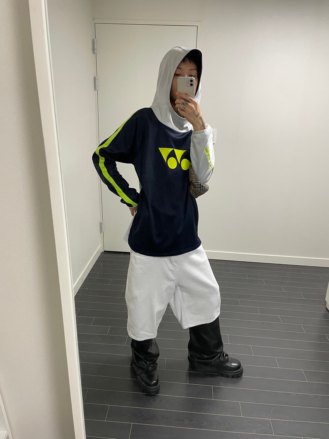 YONEX 나일론 후디 상품이미지1
