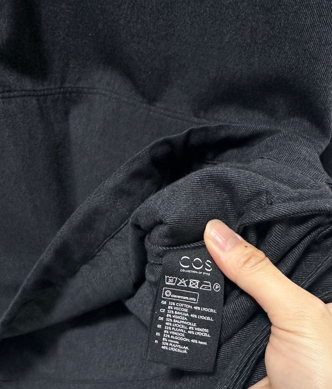 [코스] 남성 드로스트링 코튼 후디 상품이미지10