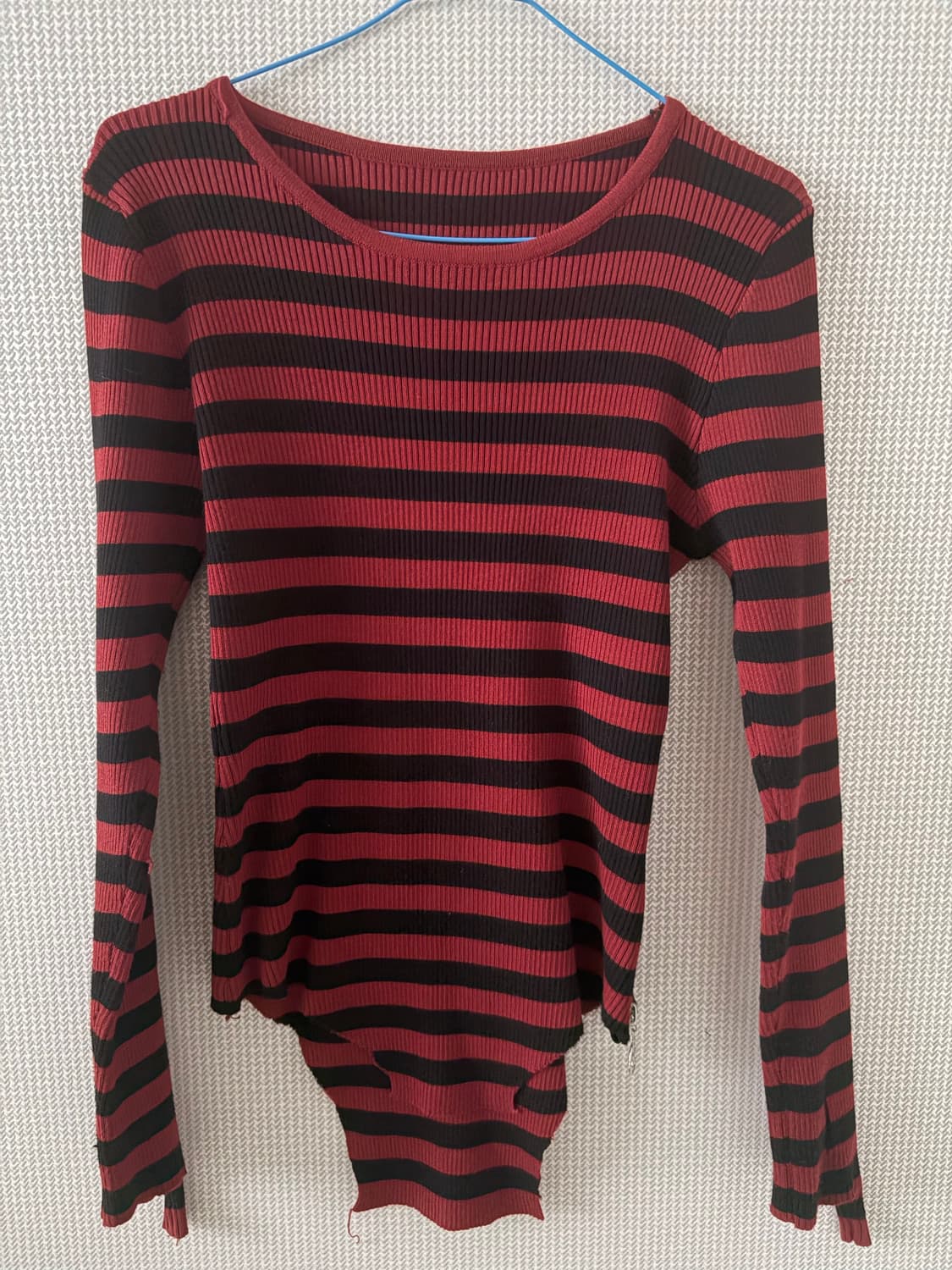 빈티지 그런지 스트라이프 롱슬리브 상품이미지1