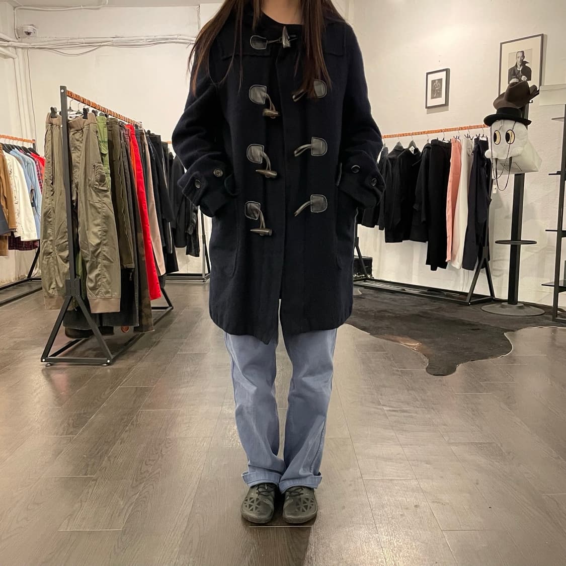 꼼데가르송 옴므 축융 울 더플코트 상품이미지4