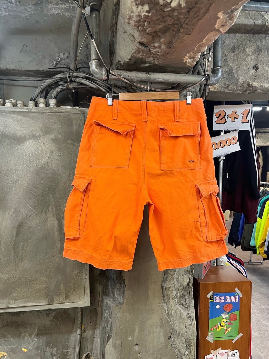 빈티지 HCO1922 하프 카고 팬츠 오렌지 34 #csz3636 상품이미지2