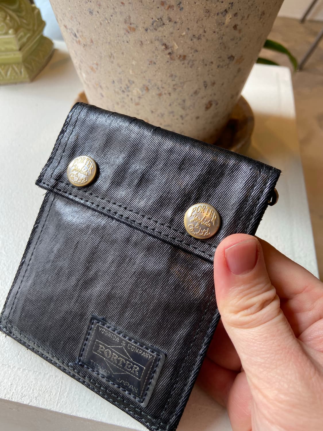 요시다포터  블랙 반지갑 (PORTER) 상품이미지8