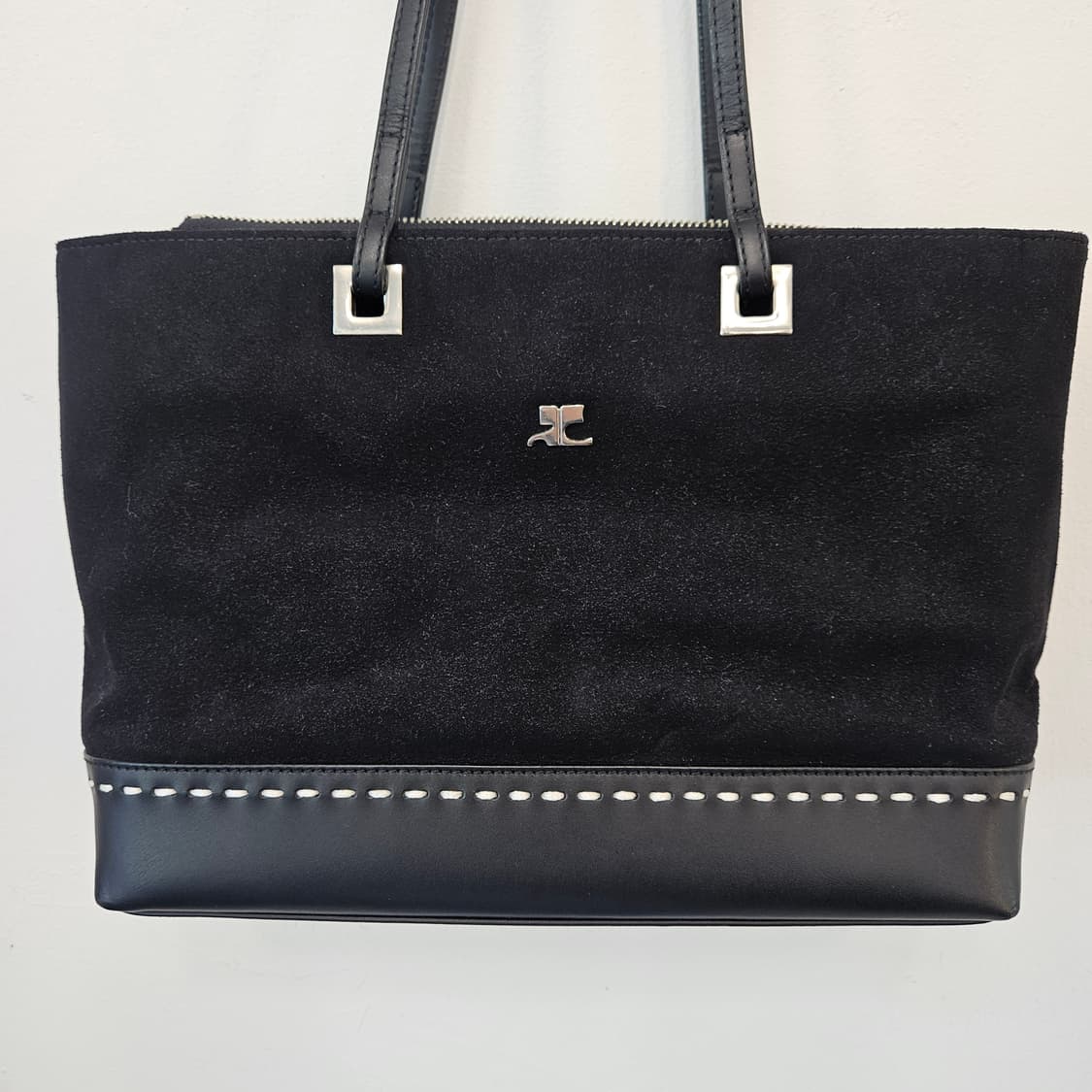 꾸레쥬 스웨이드 토트백 상품이미지4