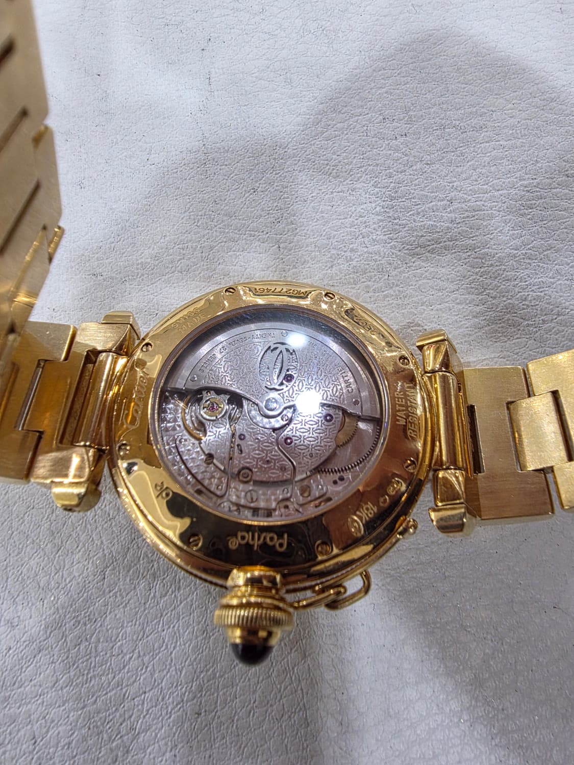 까르띠에 파샤 금통 시계 정품 상품이미지5