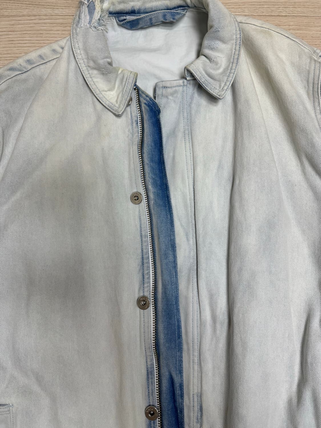 032c 데님 롱 트렌치코트 48 상품이미지3