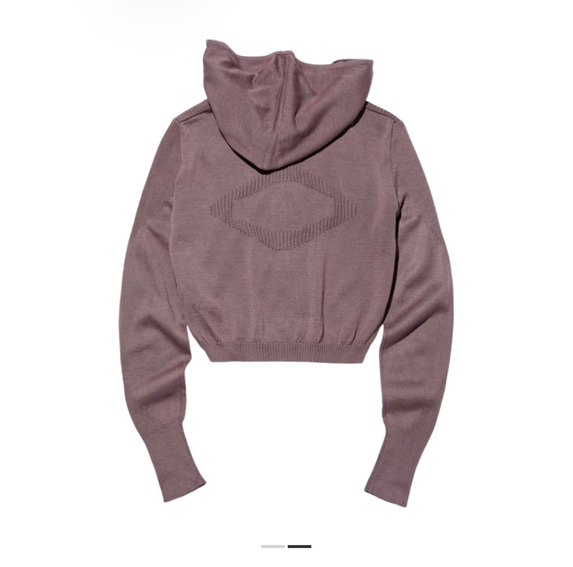 [S] 미스치프 롬버스 니티드 후드 로즈브라운 상품이미지2