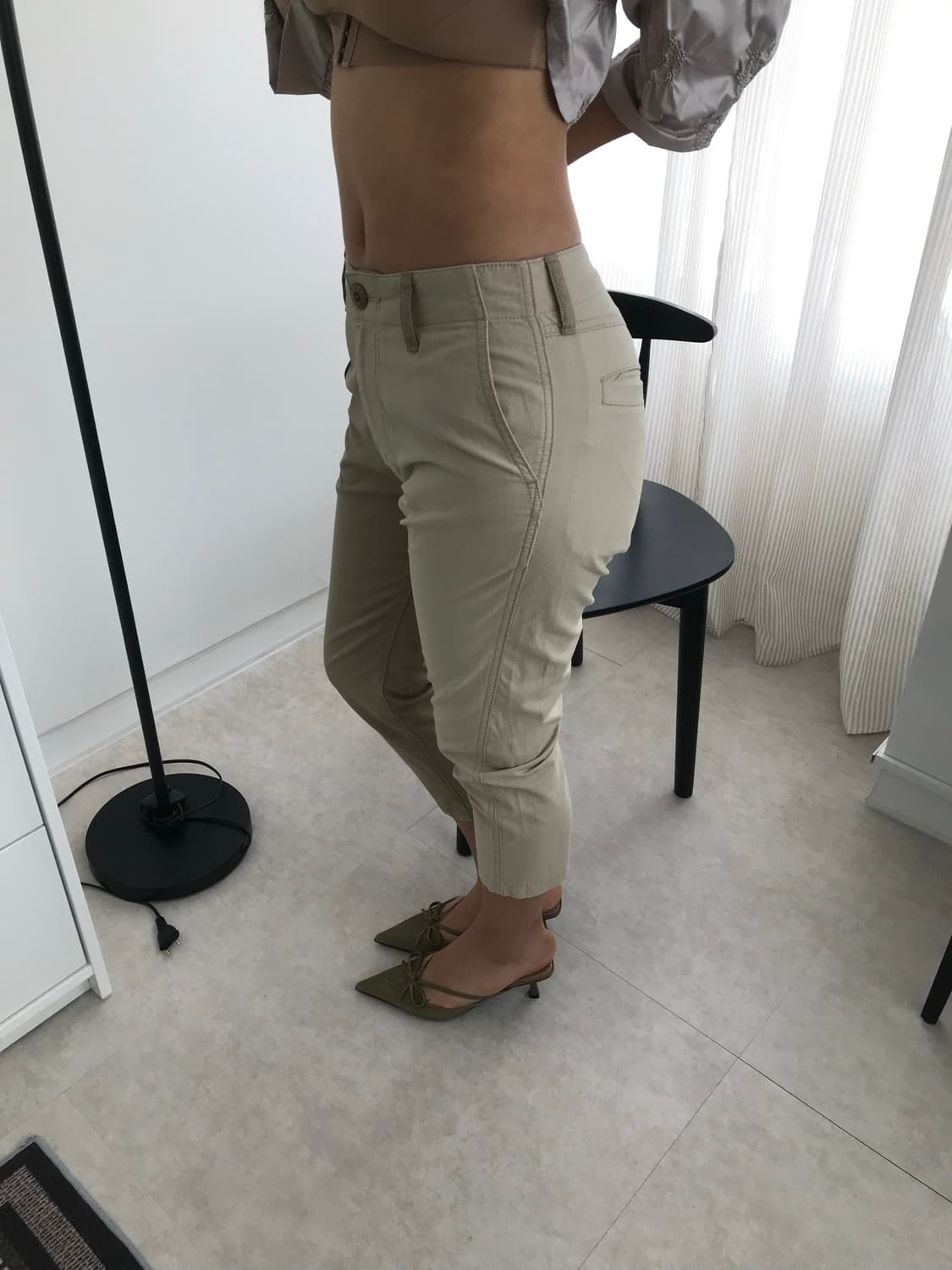 X-girl two-tone cafri pants 상품이미지3