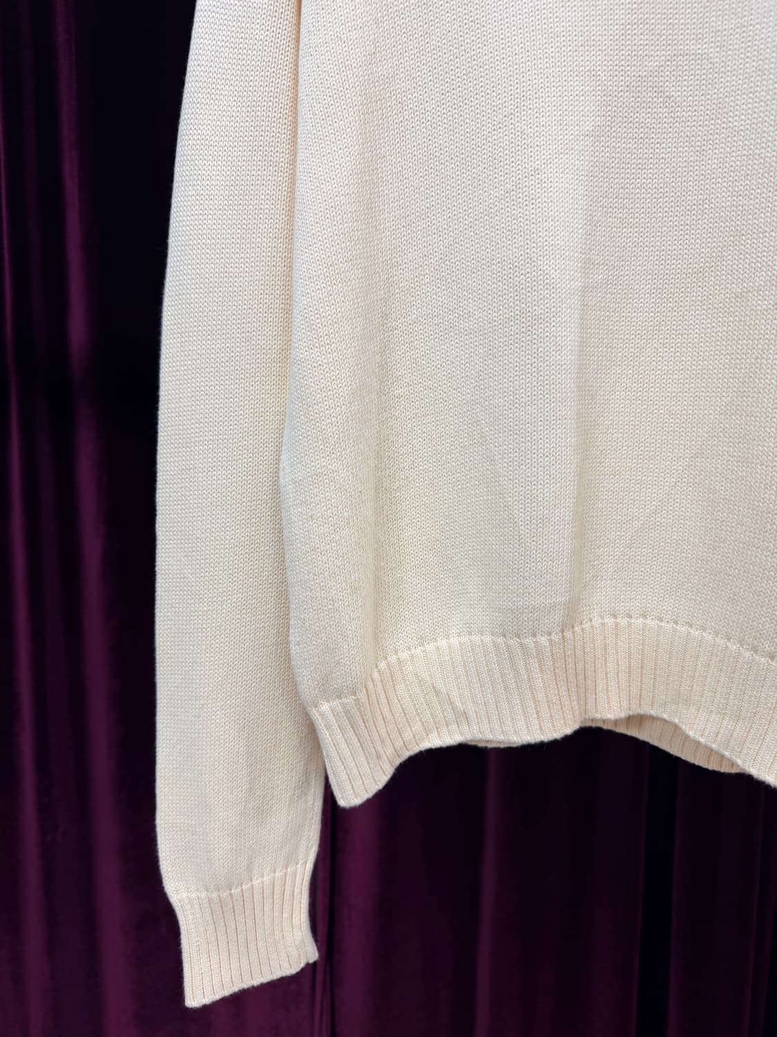 vintage RALPH LAUREN cotton knit 상품이미지5