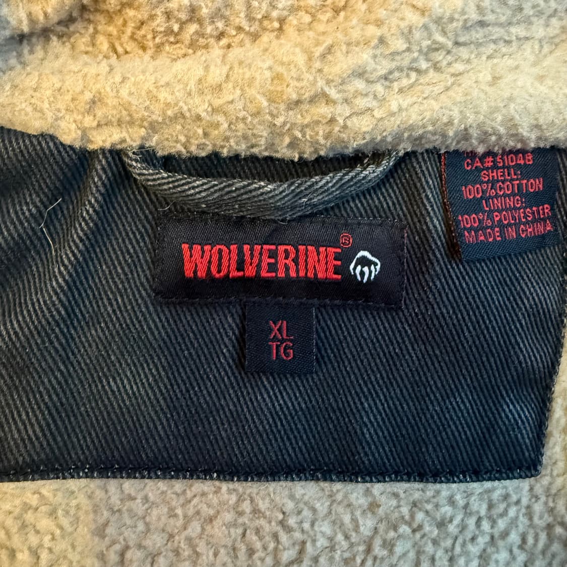 빈티지 양털 워크 베스트 차콜 상품이미지4