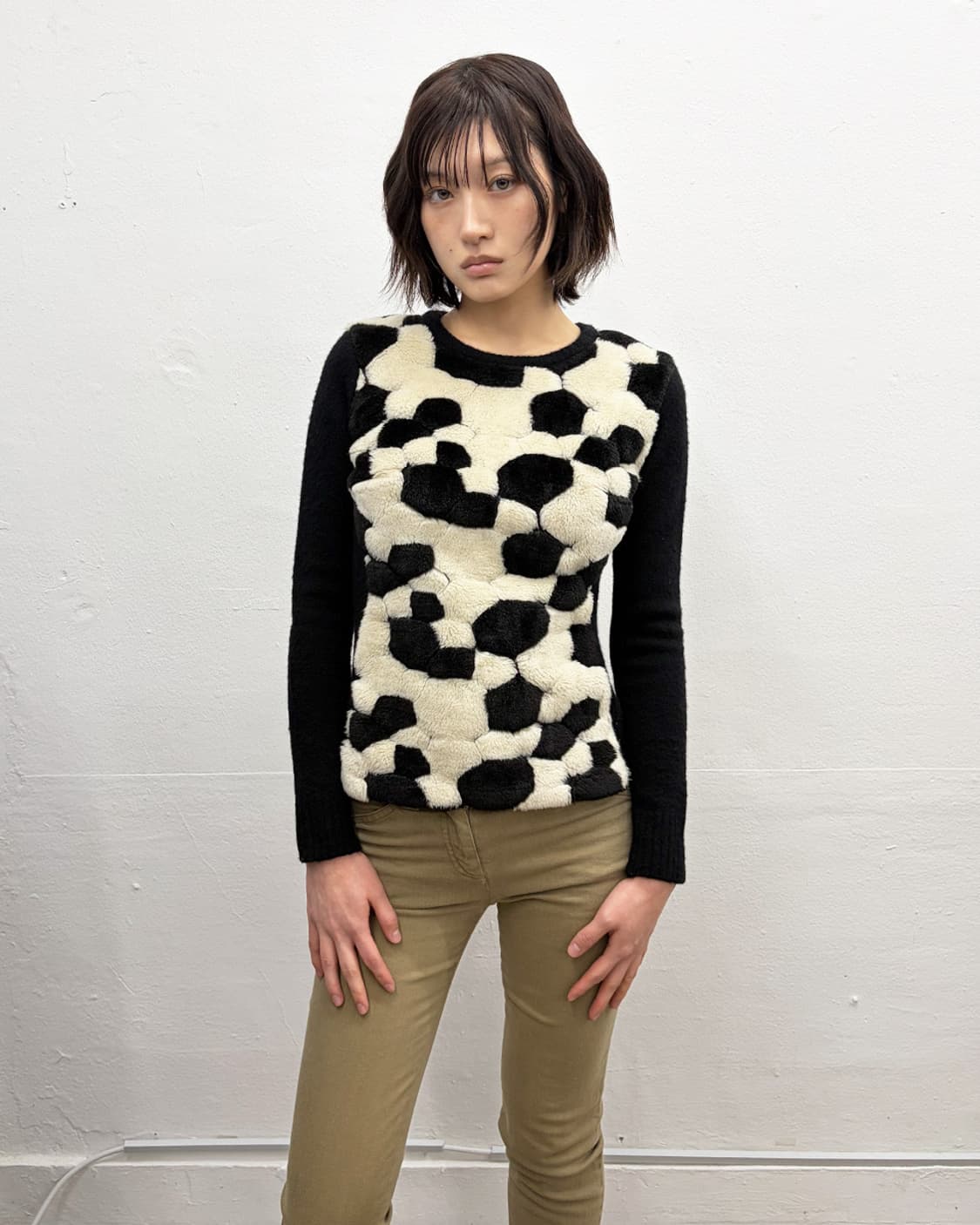 마크 제이콥스 패치 패널 니트 탑 상품이미지1