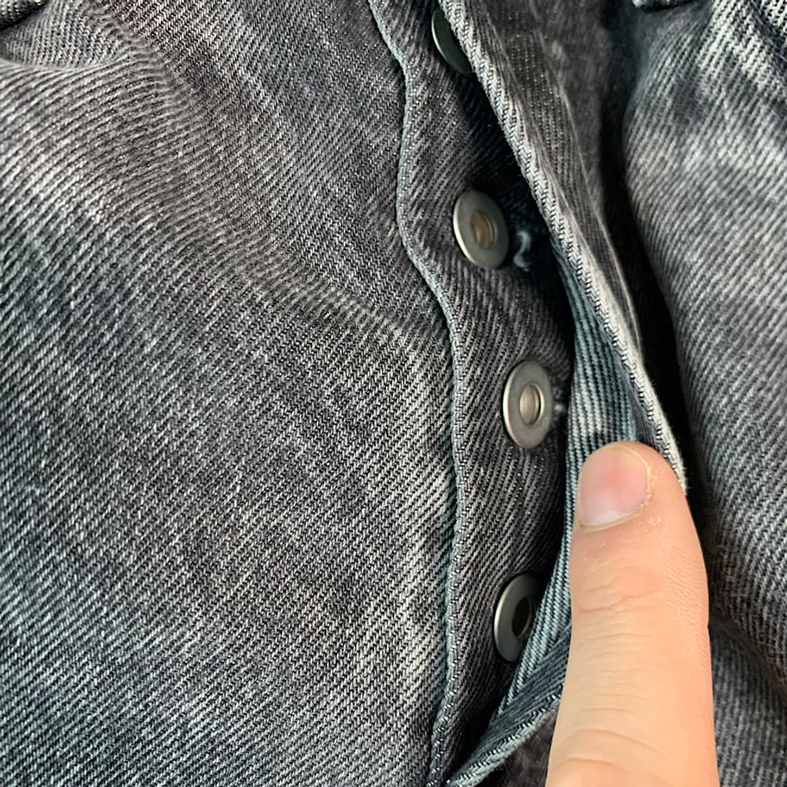 갭 90s 루즈핏 흑청 데님 팬츠 29 상품이미지2