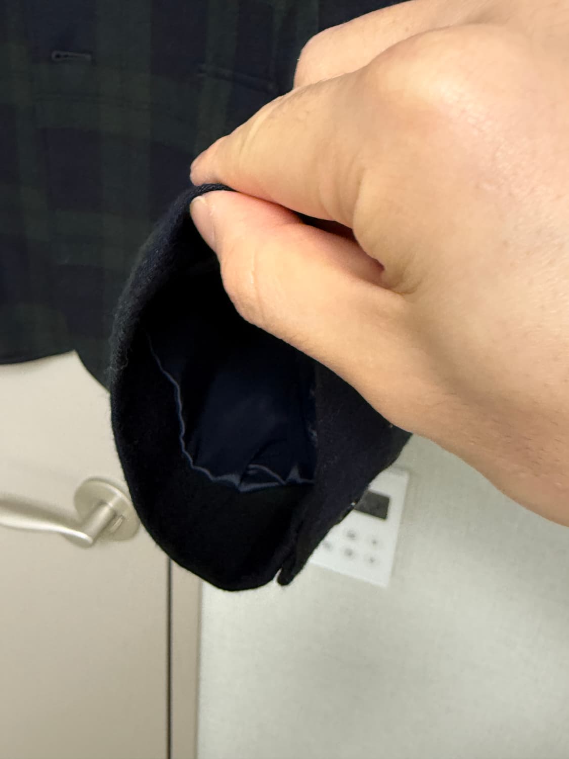 빔즈플러스 블랙와치 블레이저 L 상품이미지2