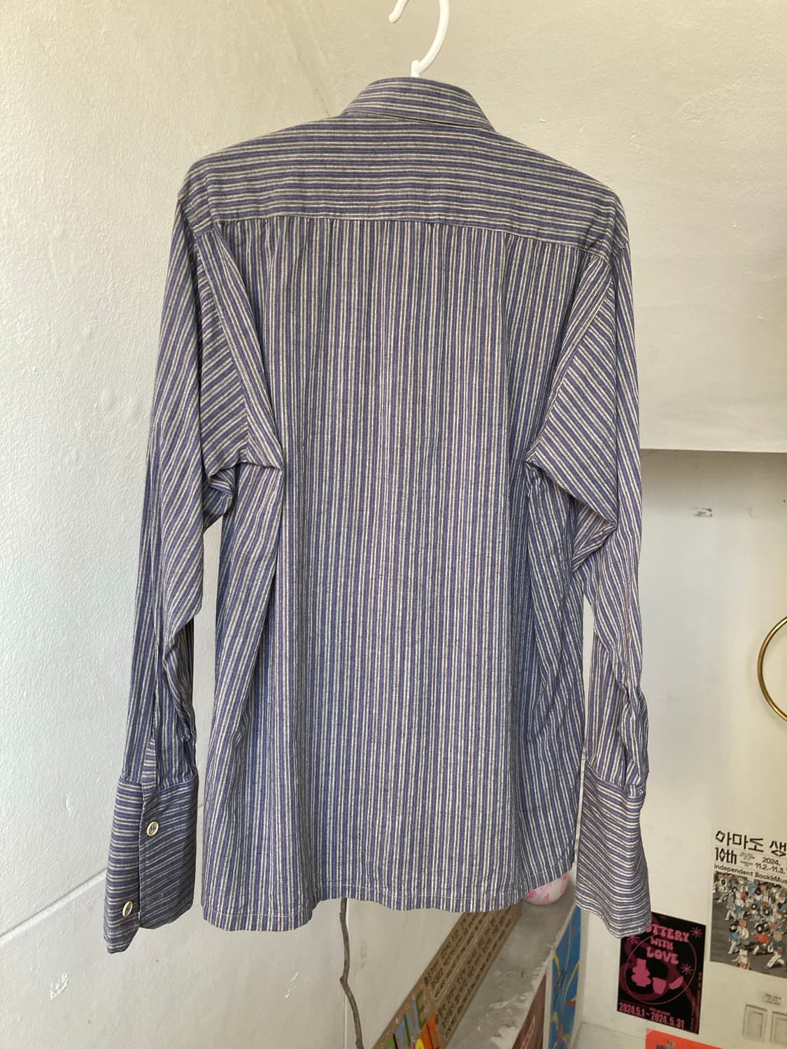 타미힐피거 Tommy Hilfiger 플레어소매 스트라이프 셔츠 상품이미지5