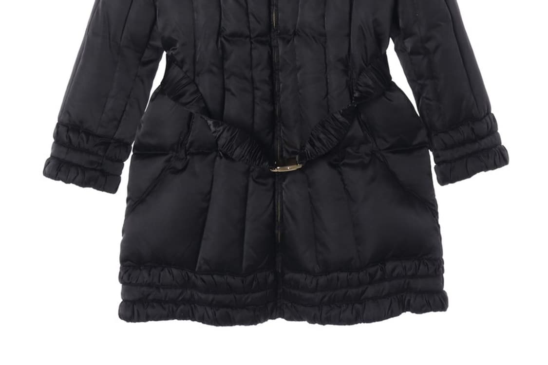 1 Madison 럭스 리얼 폭스퍼 벨티드 다운 롱패딩 상품이미지4