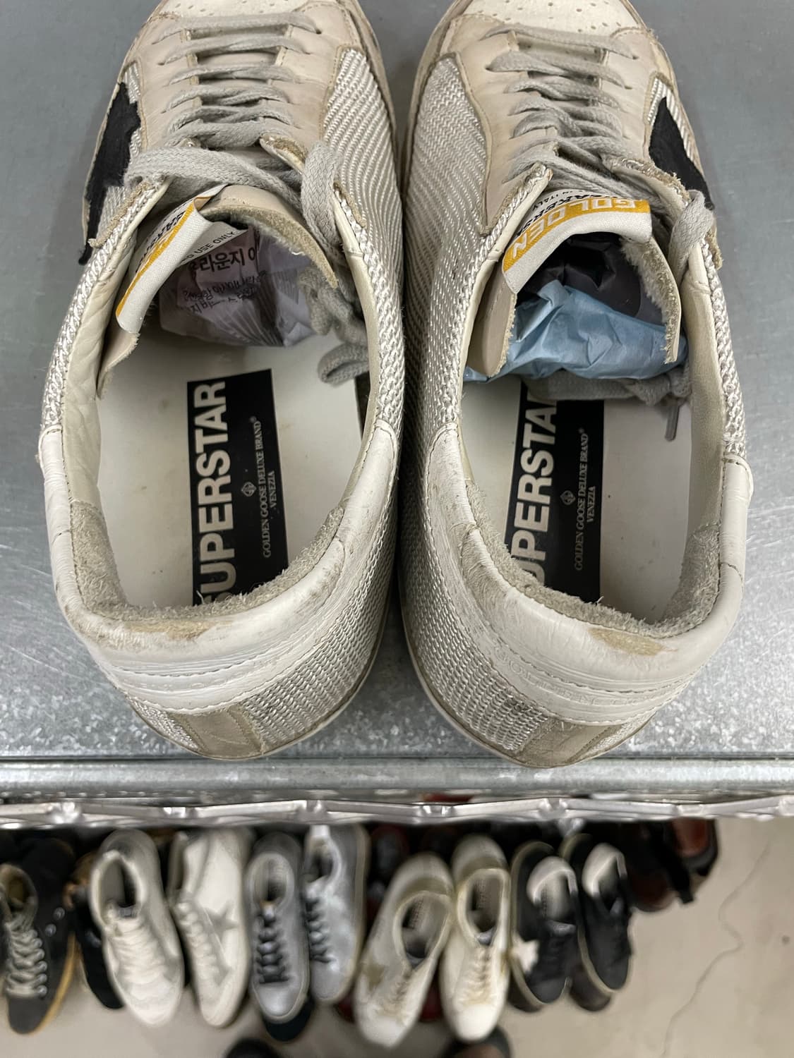 슈퍼스타 레이스업 스니커즈 43 (gr-4113) 상품이미지8