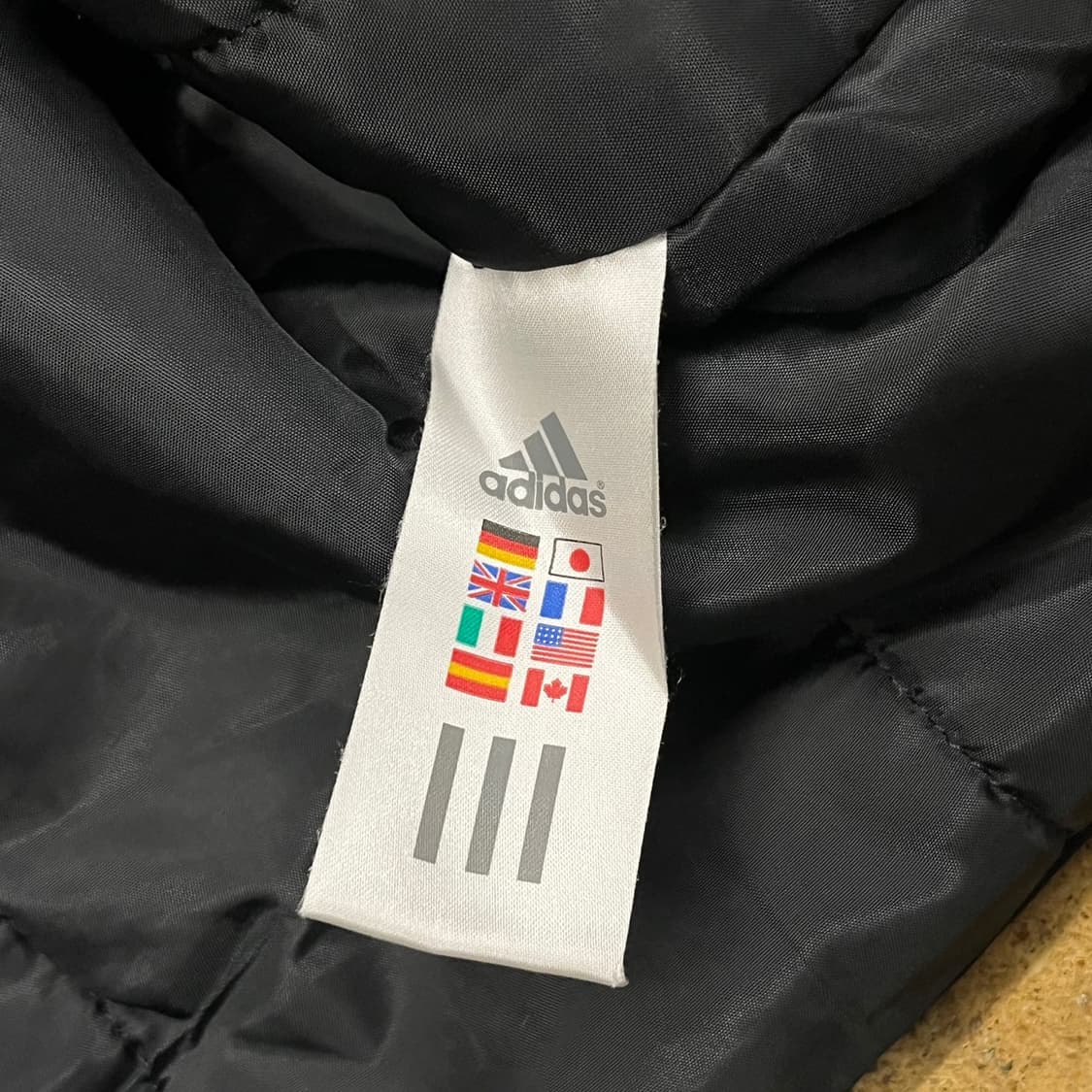 [정품/100] 아디다스 바람막이 패딩 점퍼 블랙 b16 상품이미지9