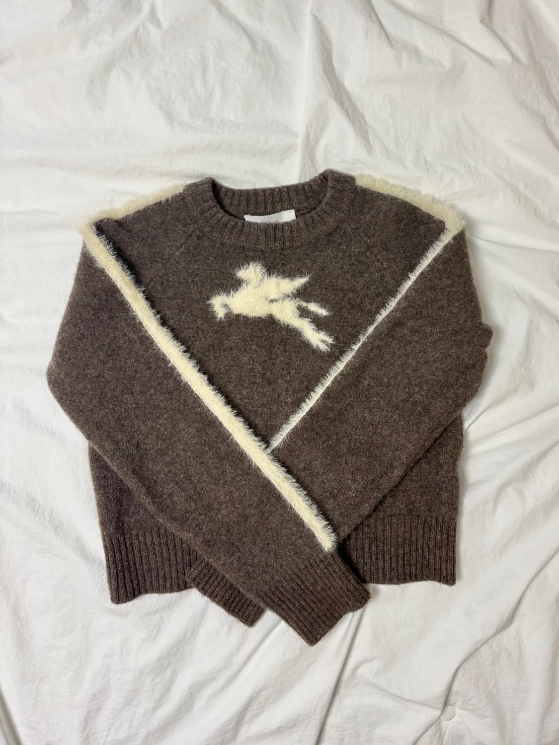 기준 kijun Pegasus Knit Pullover brown 상품이미지5