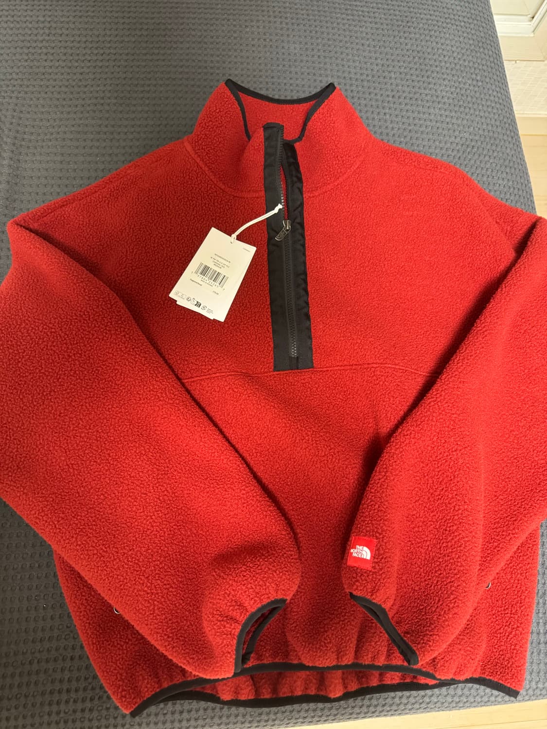 [M] 노스페이스 레드박스 플리스 풀오버 레드 상품이미지1