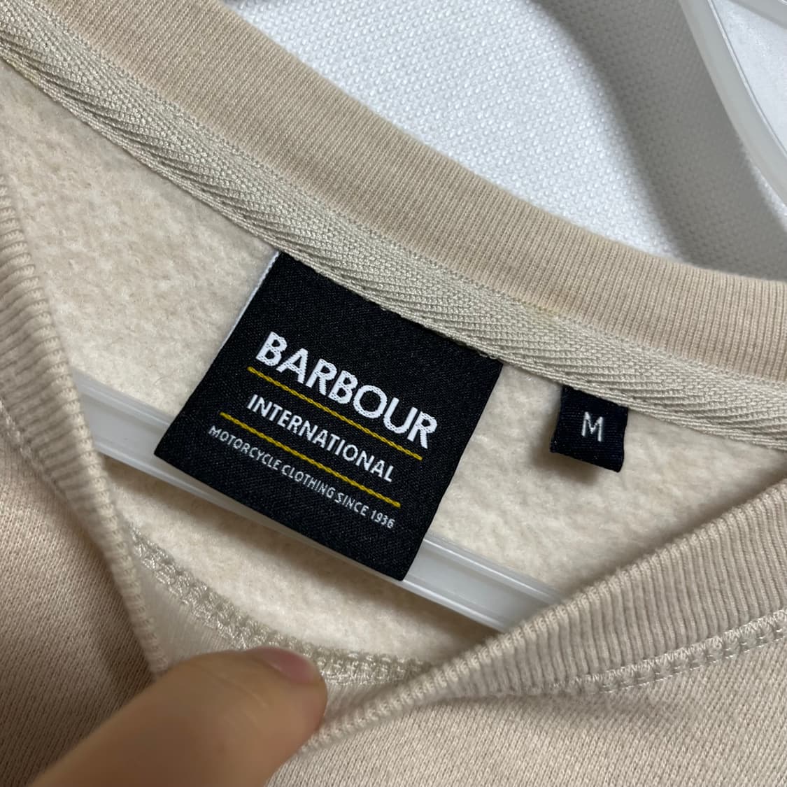 Barbour 바버 인터내셔널 기모 맨투맨 m 상품이미지2