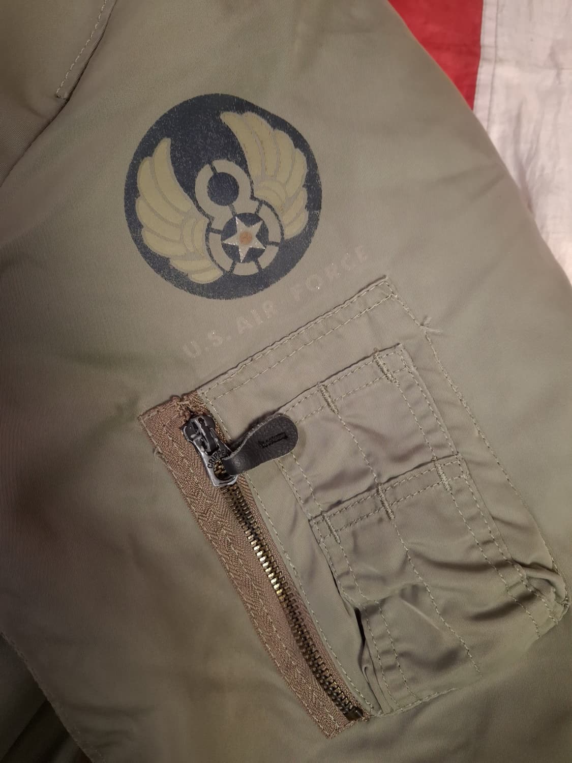 밀리터리 USA MA-1 TYPE 엠브로이드 항공자켓 상품이미지5