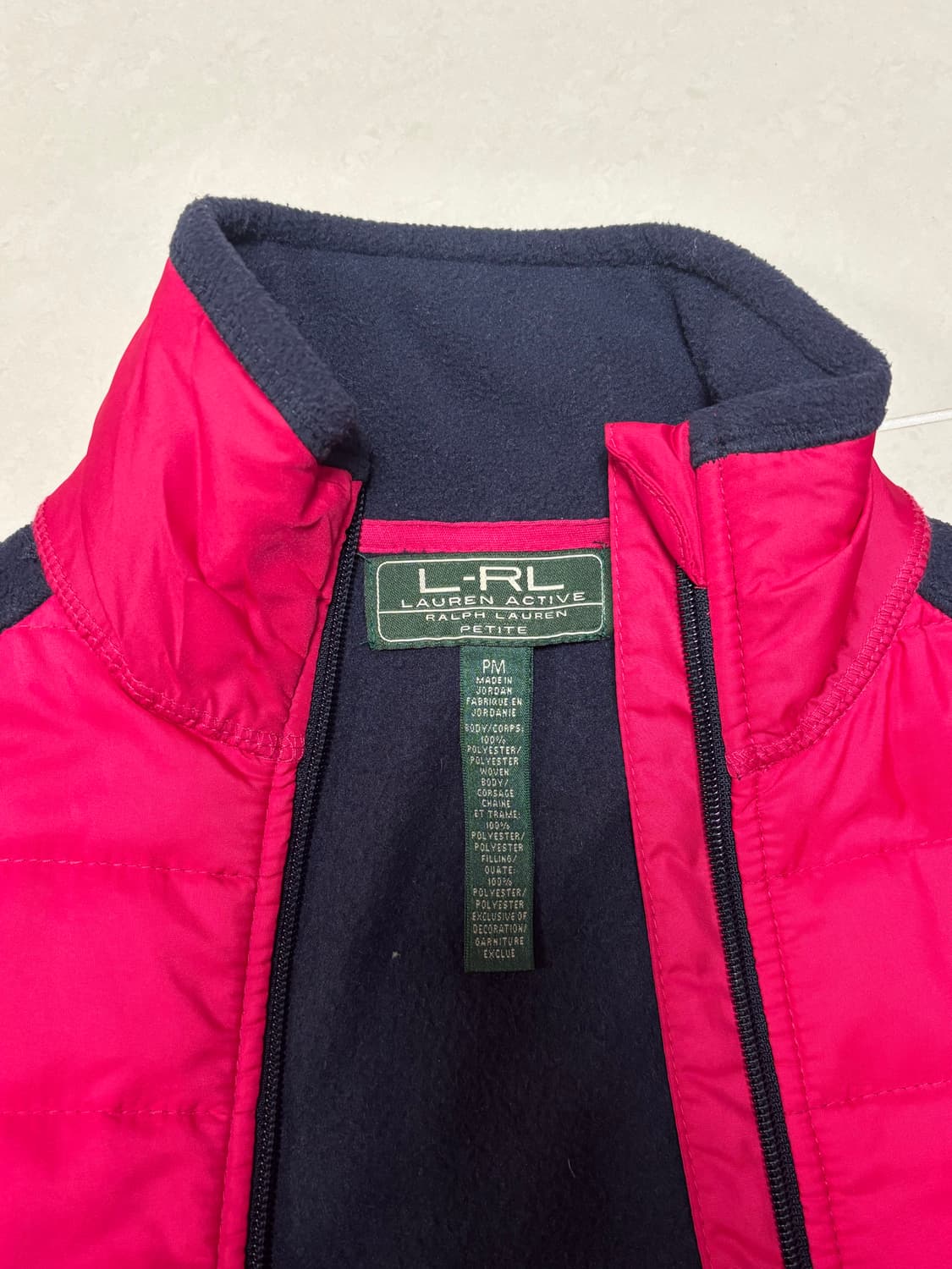 랄프로렌 여성 플리스 패딩 자켓 LRL 랄프로렌 후리스 점퍼 상품이미지5