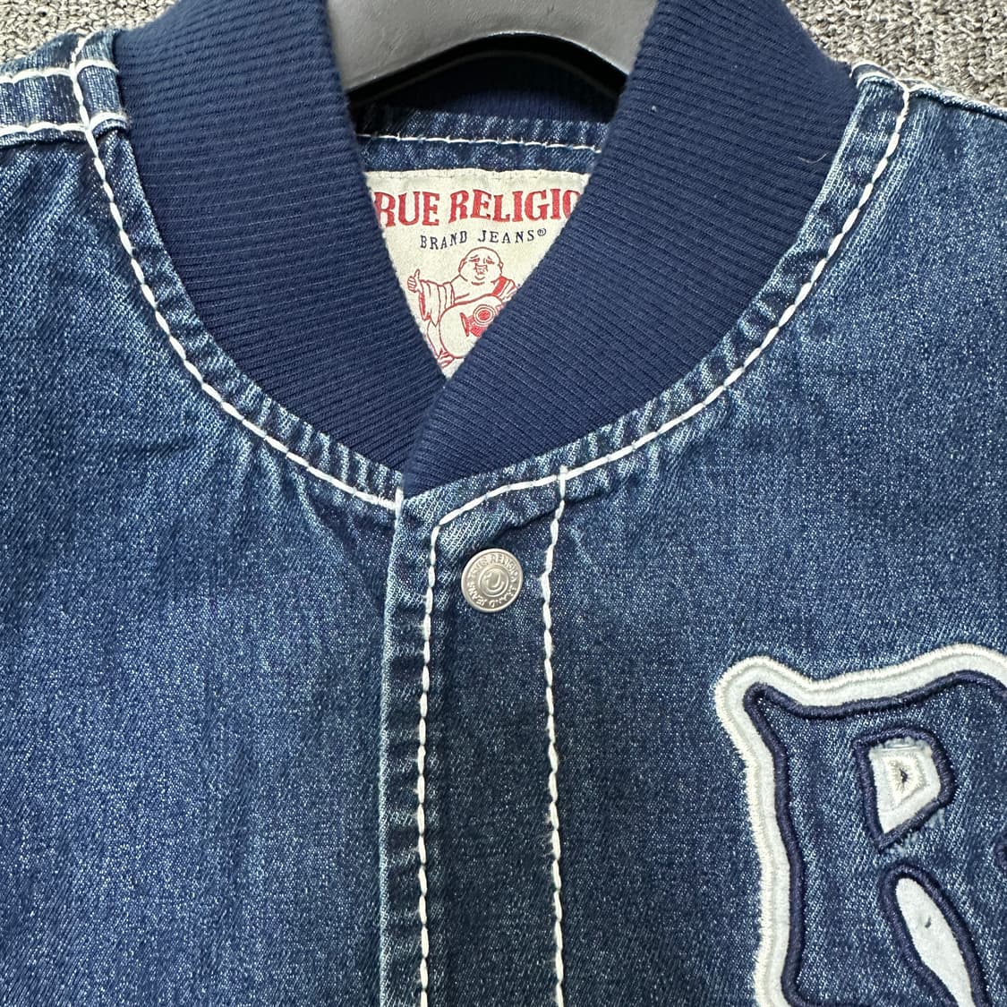 트루릴리젼 바시티 자켓 인디고 XL 상품이미지2