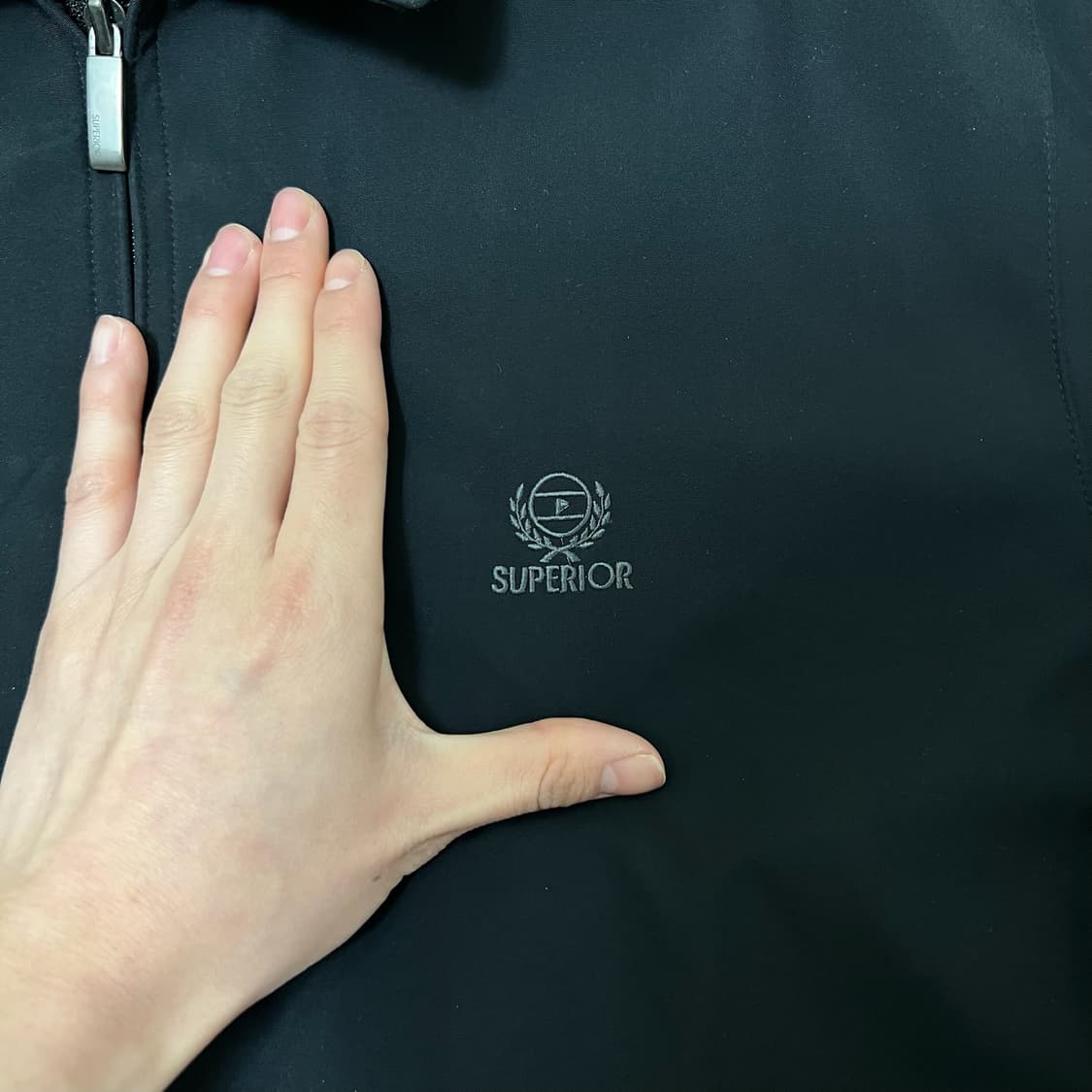 슈페리얼 남성 골프웨어 블루종 바람막이 자켓 M/95  상품이미지3