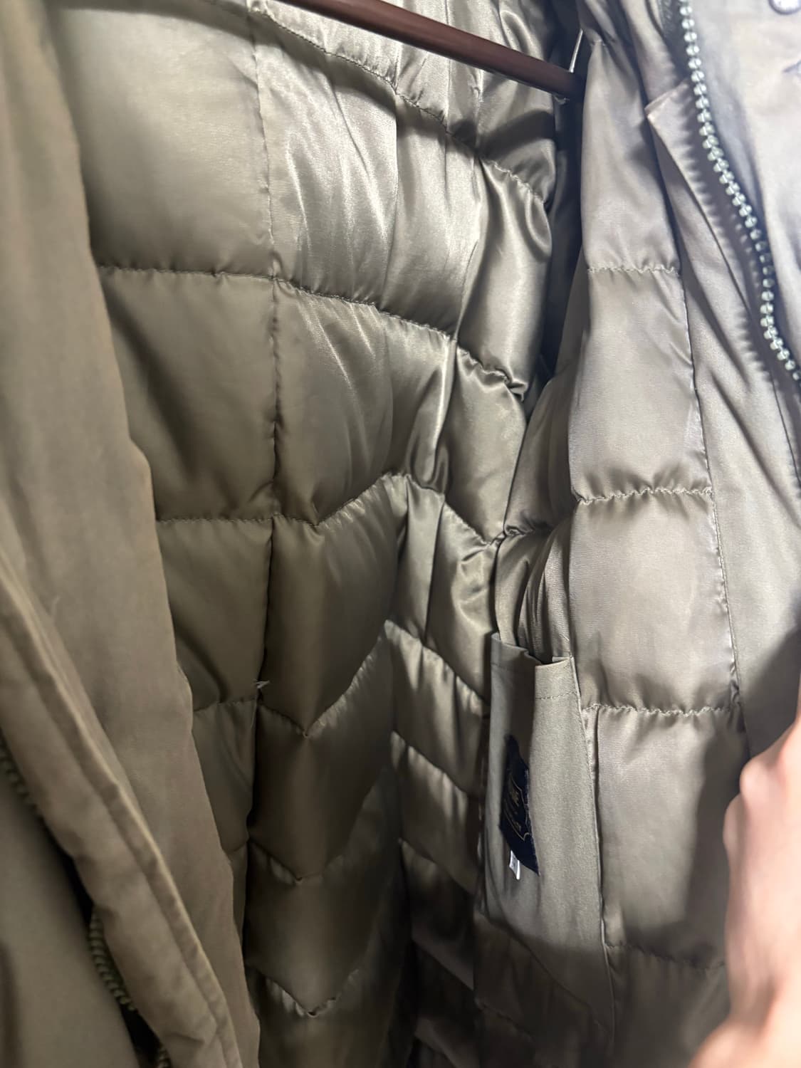 피쉬테일 퍼 파카(라쿤 퍼) 상품이미지4